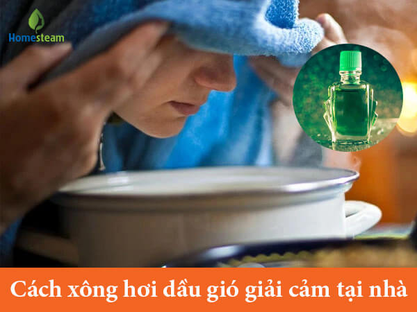 xông hơi bằng dầu gió